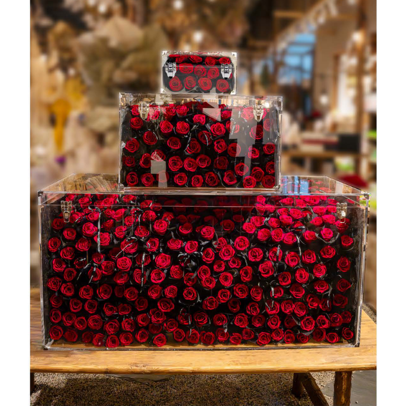 Acrylic Flower Case