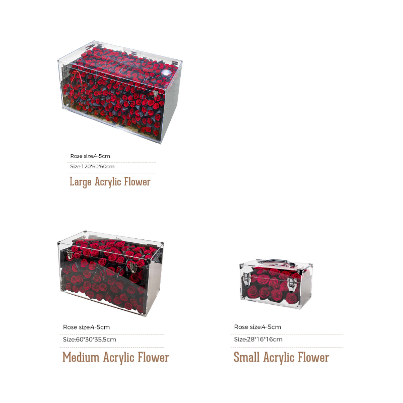 Acrylic Flower Case