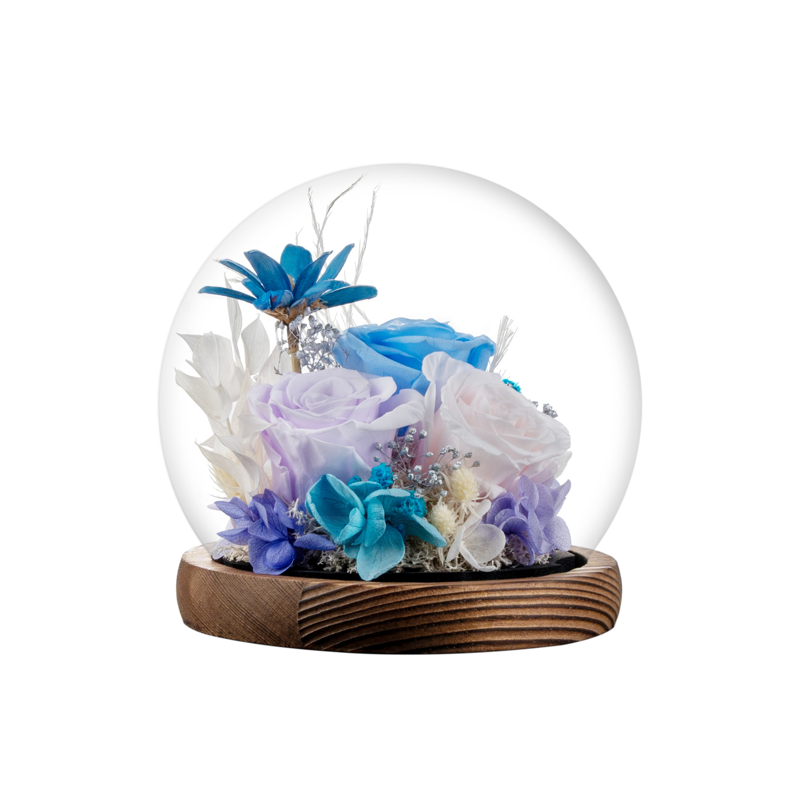 Rose in Glass Ball