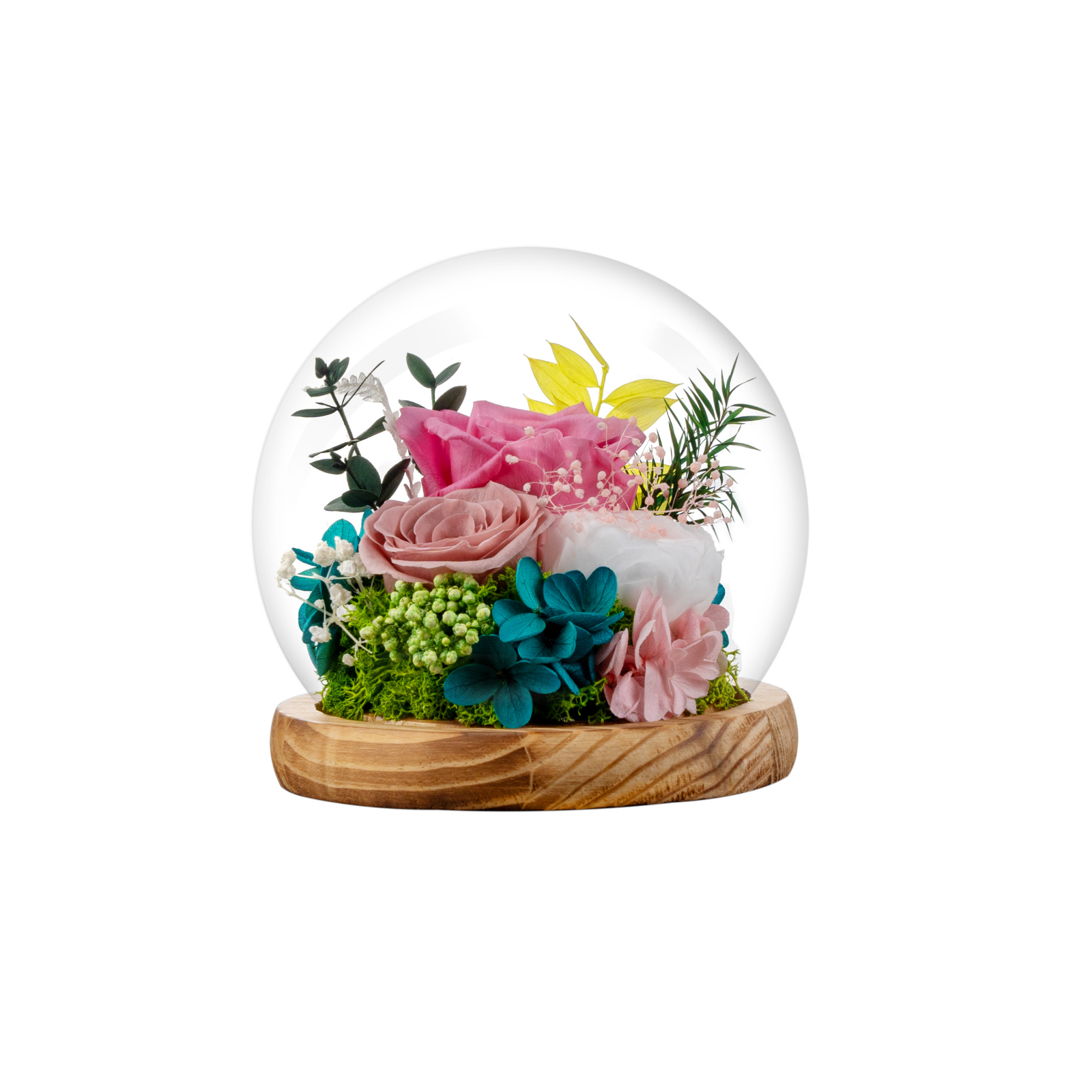 Rose in Glass Ball
