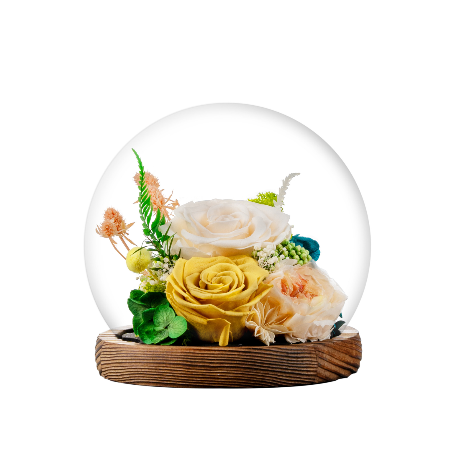 Rose in Glass Ball
