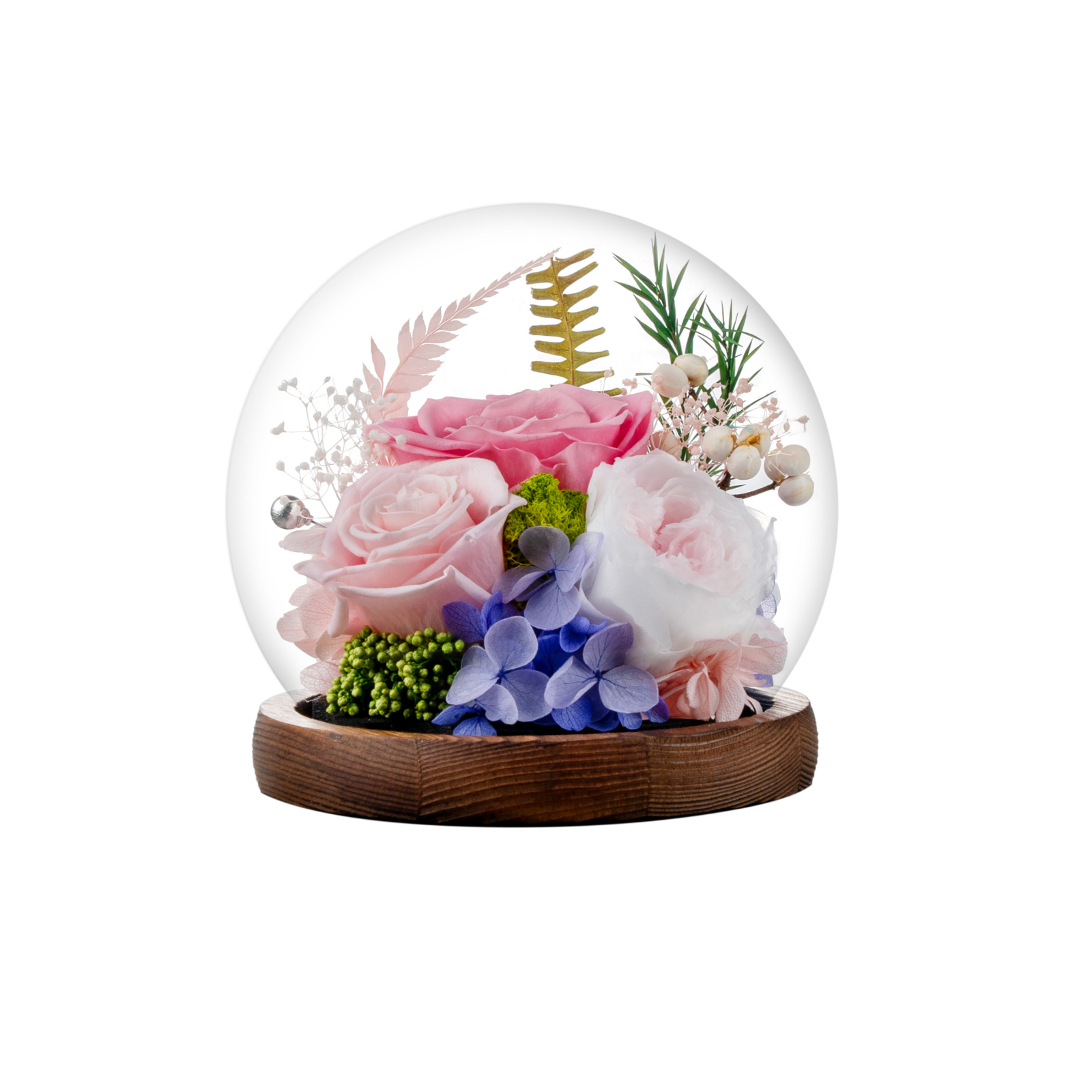 Rose in Glass Ball