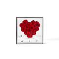 Rose Heart in Acrylic Box