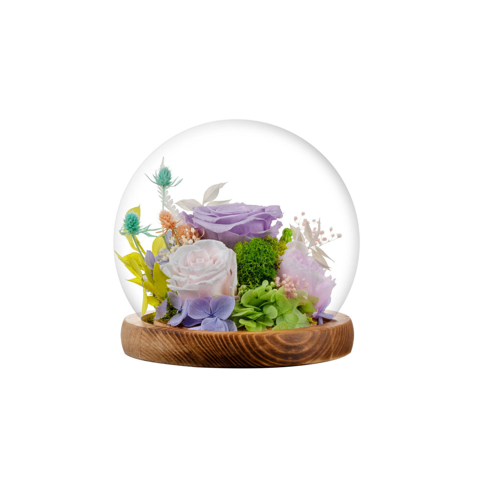Rose in Glass Ball